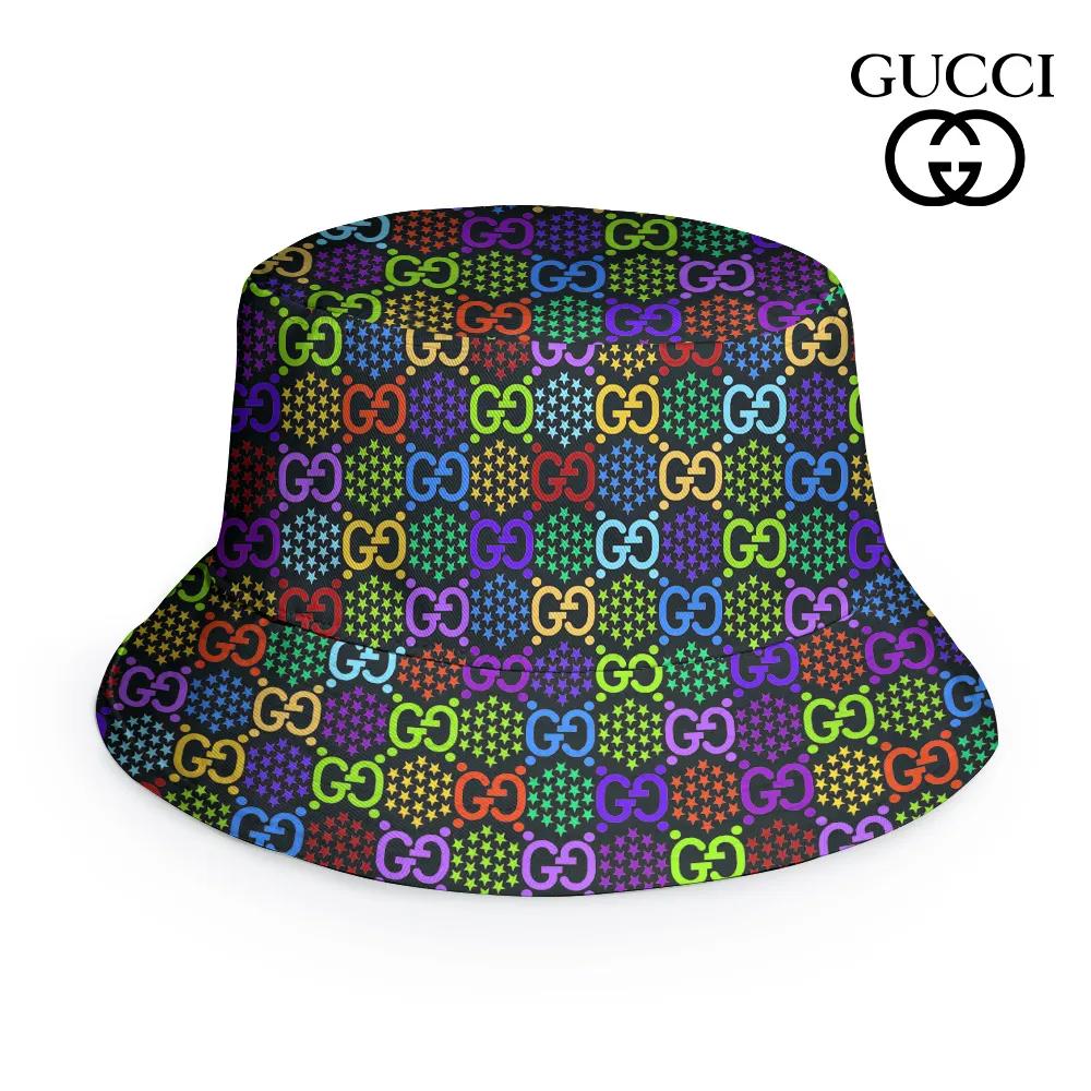 Gucci Multicolored GG Bucket Hat