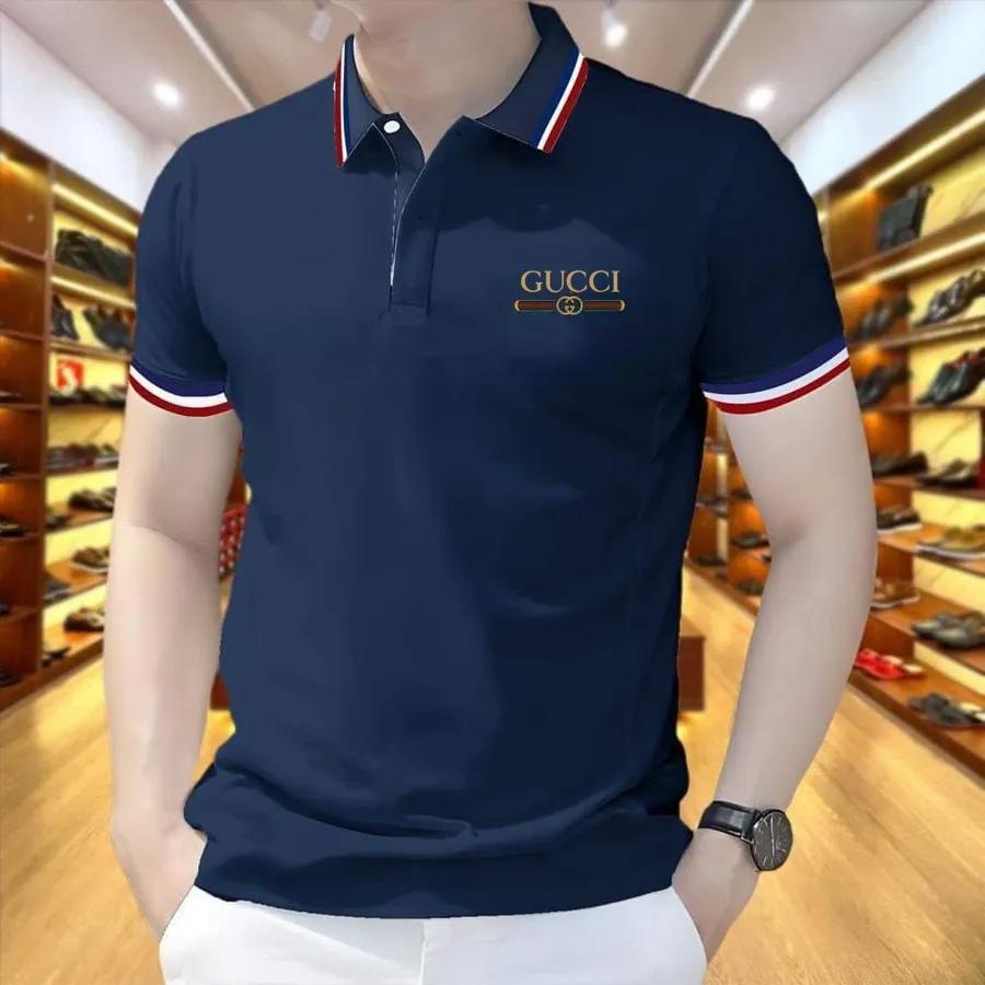 Gucci Polo Navy Blue Classic Fit