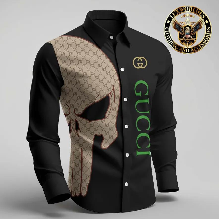 Gucci Punisher Skull Statement Shirt