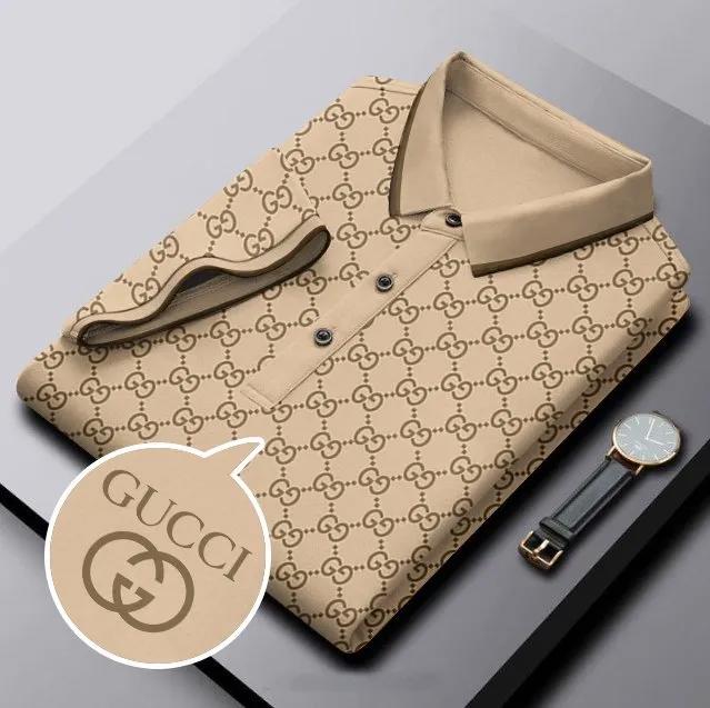 Gucci Statement Beige Polo with Iconic Logo