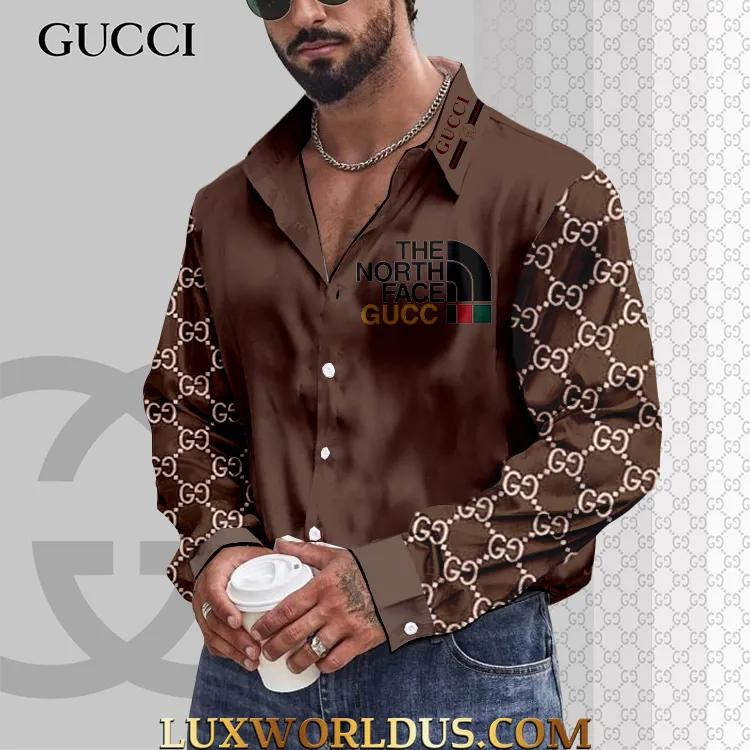 GUCCI Statement Brown Logo Shirt
