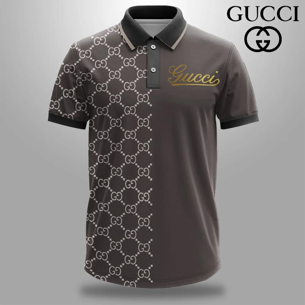 Gucci Statement GG Monogram Polo Shirt