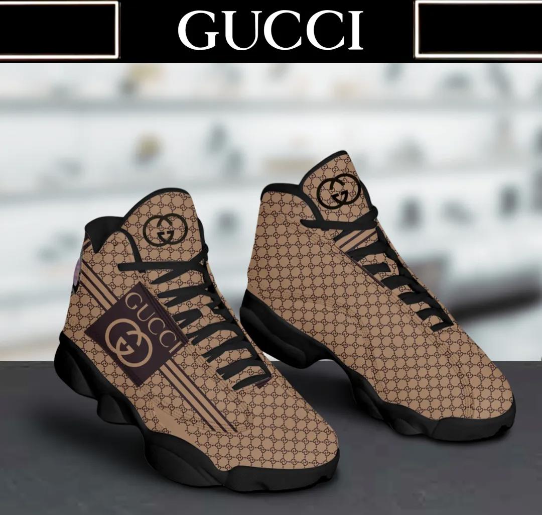 Gucci Statement High-Top Jordan 13 Sneaker