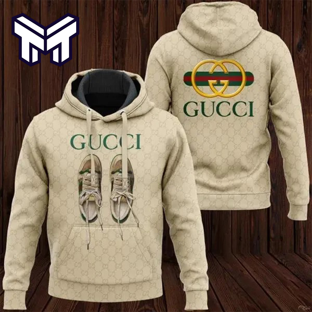 Gucci Statement Hoodie 3D Luxe Beige Edition
