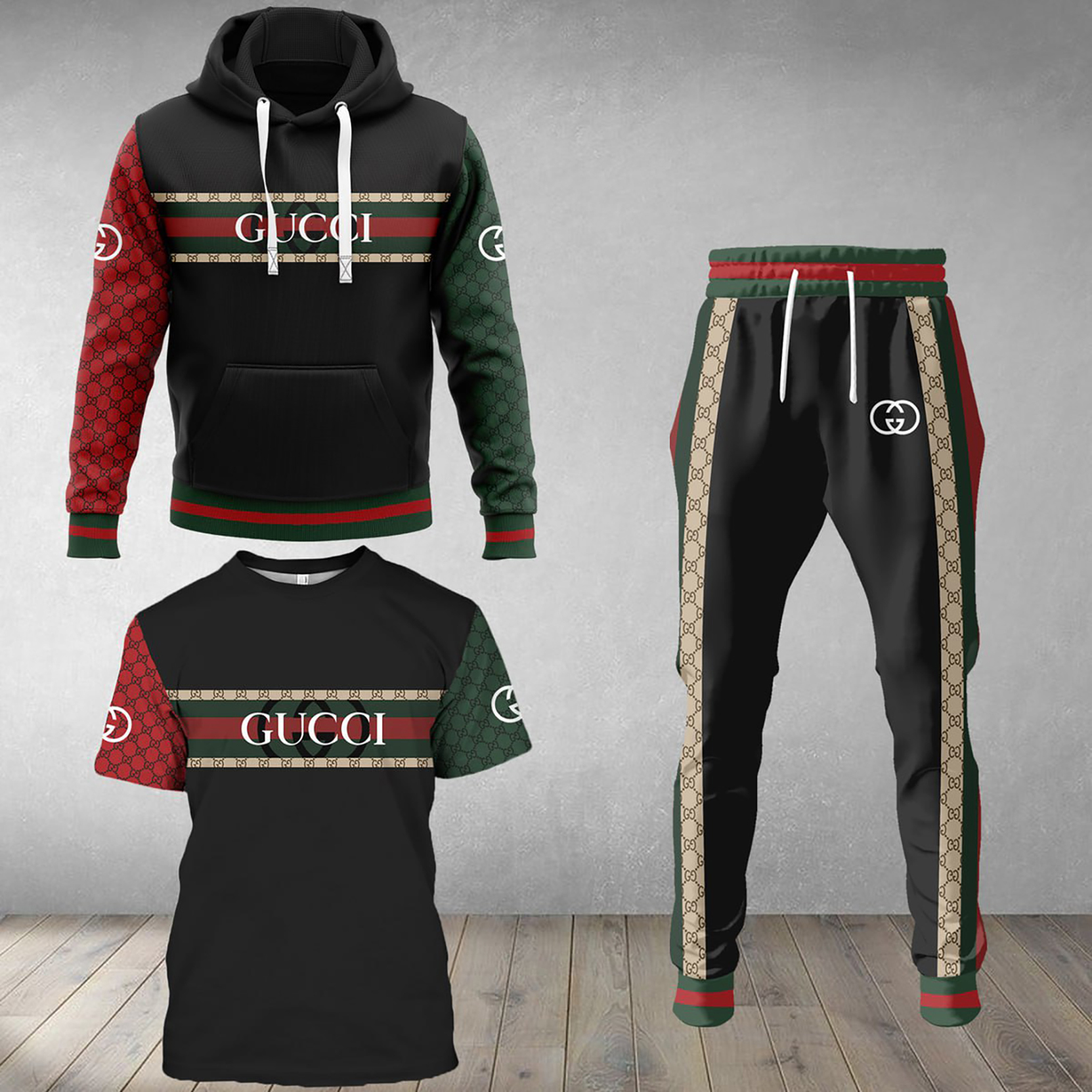 Gucci Statement Hoodie + Trousers Set