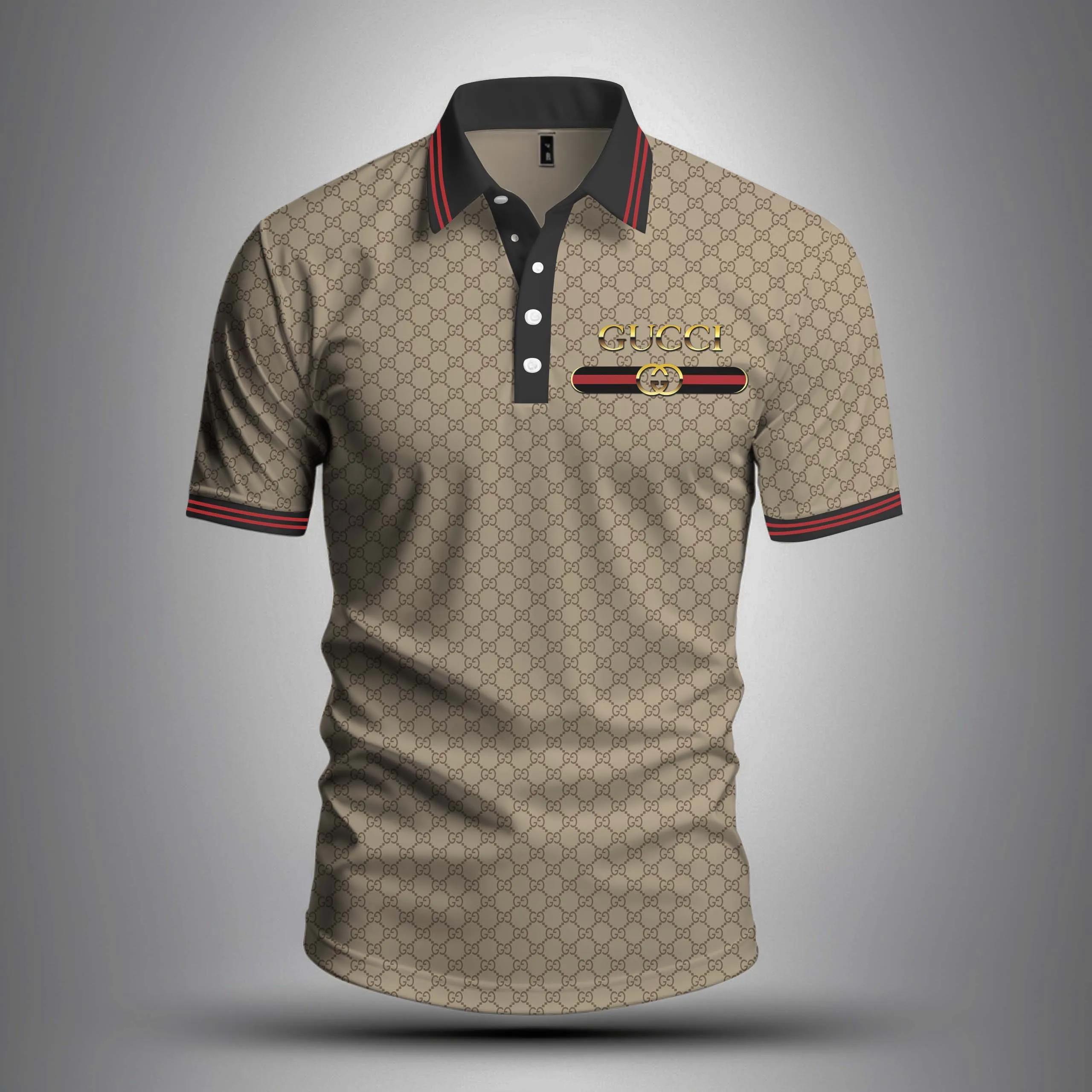 Gucci Statement Polo Brown and Gold Classic Edition