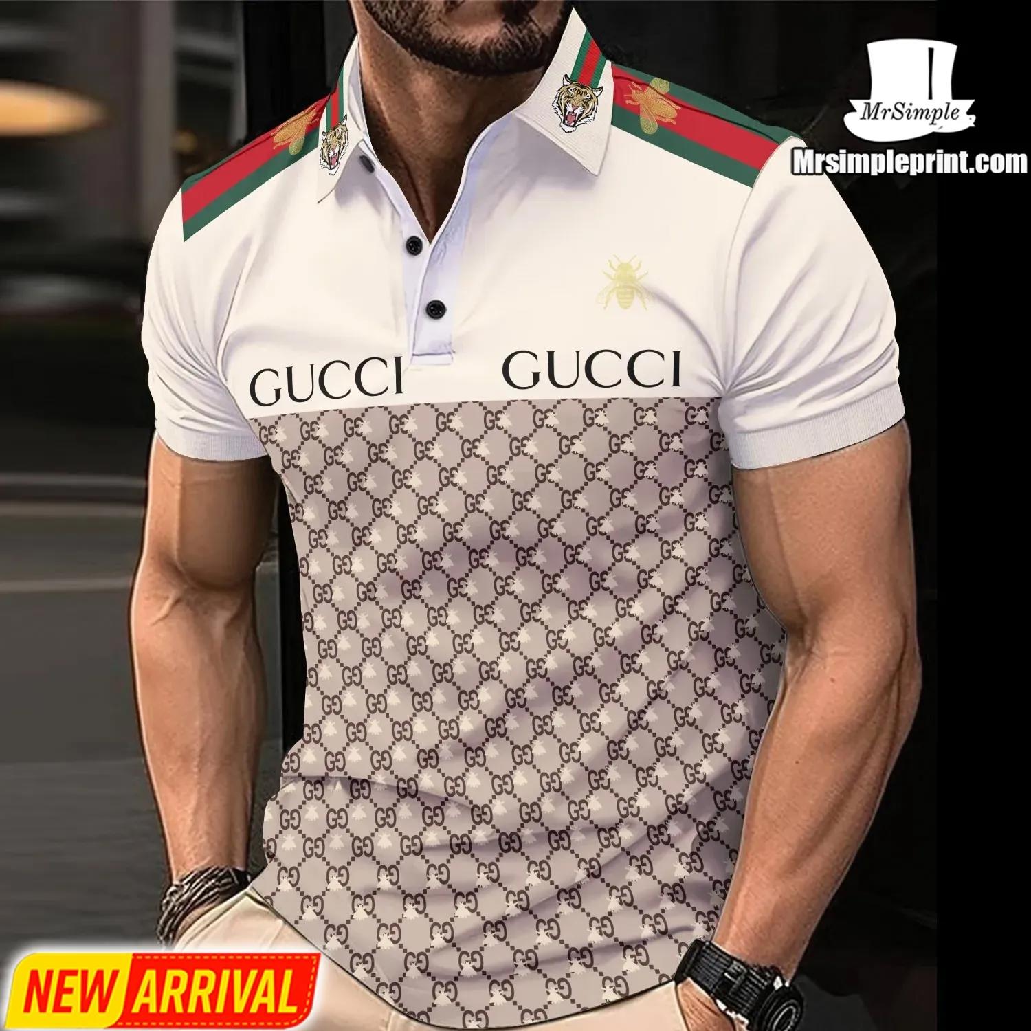 Gucci Statement Polo in Vintage Monogram Print