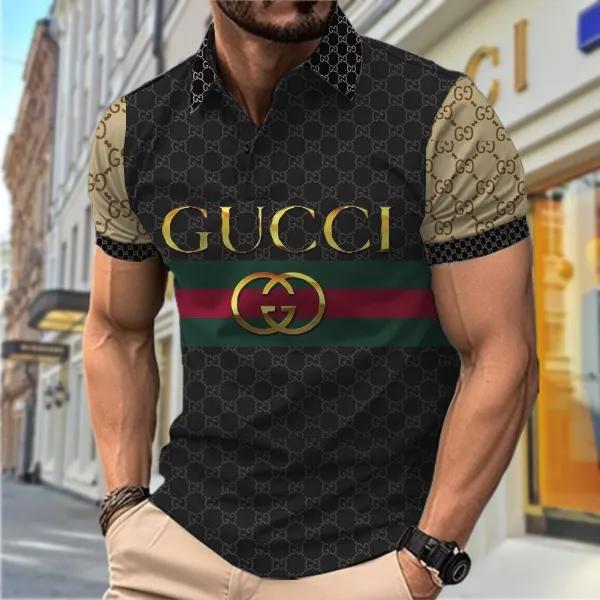 Gucci Statement Polo with Bold Monogram Print