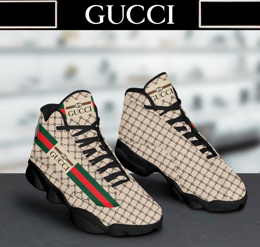 Gucci Statement Print Jordan 13 Sneaker