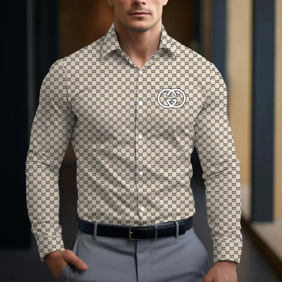 Gucci Statement Print Silk Shirt