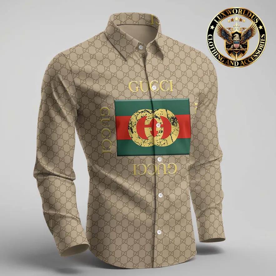 Gucci Statement Shirt Bold Monogram Luxury Iconic