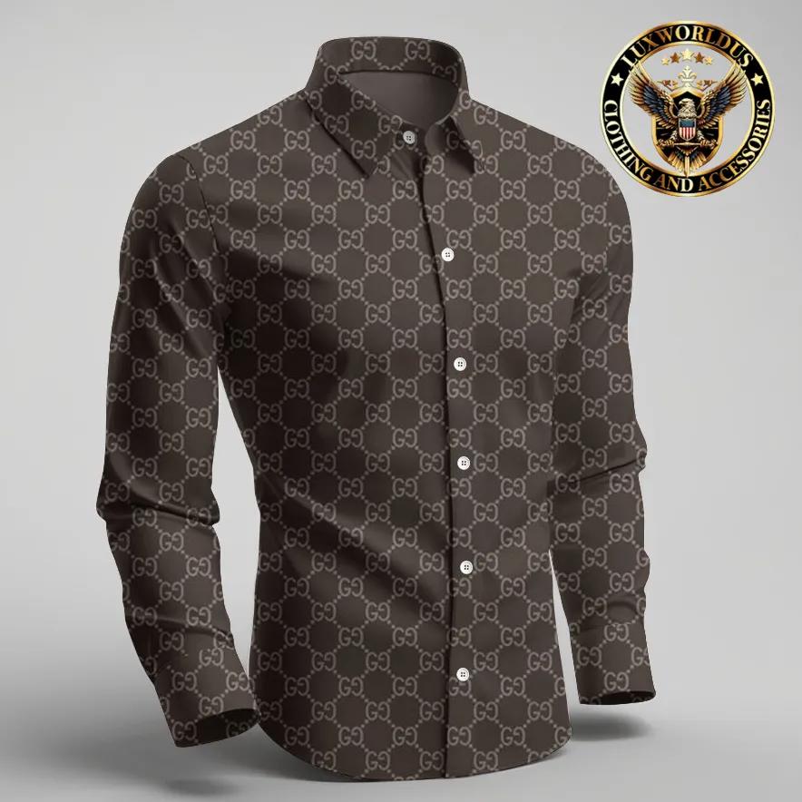 Gucci Statement Shirt in Iconic GG Pattern