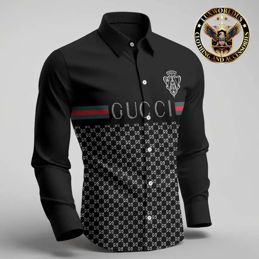 Gucci Statement Shirt in Luxe Pattern