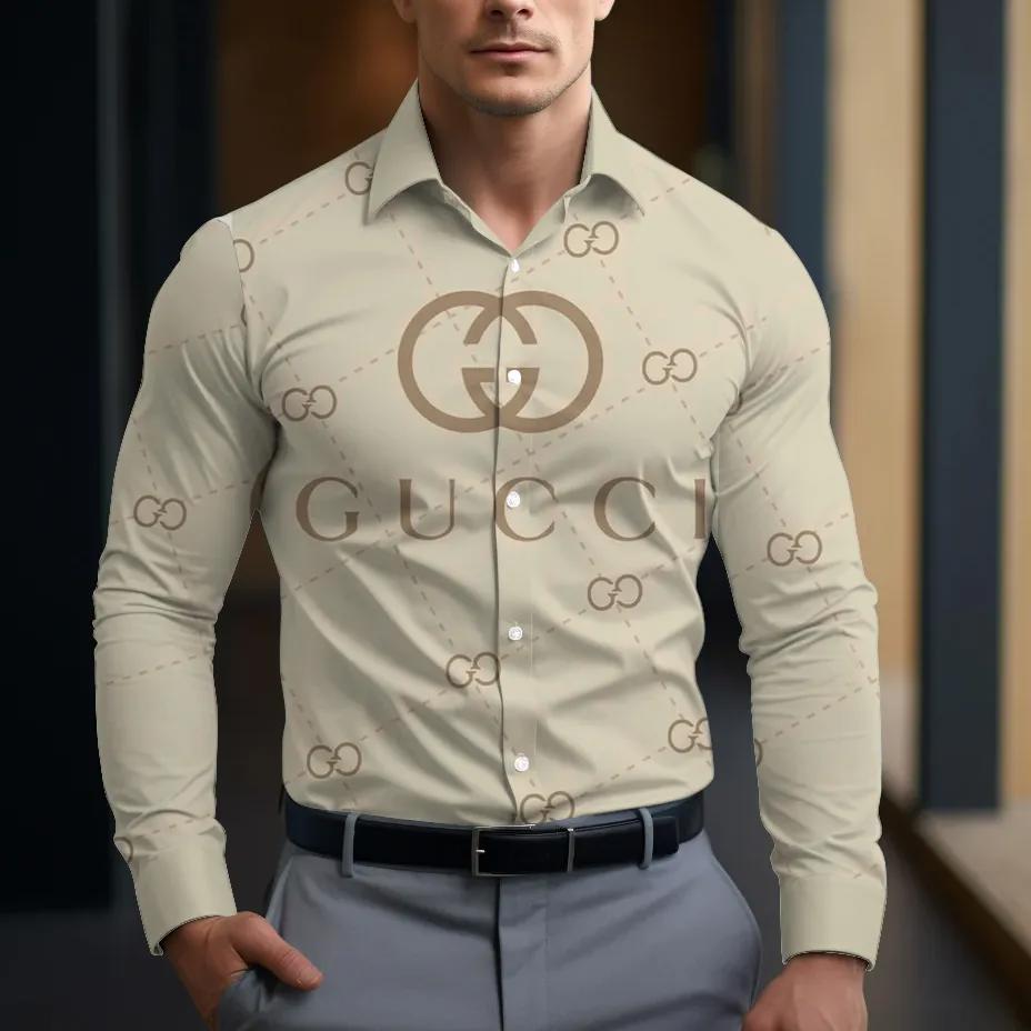 Gucci Statement Shirt with Iconic GG Logo Print
