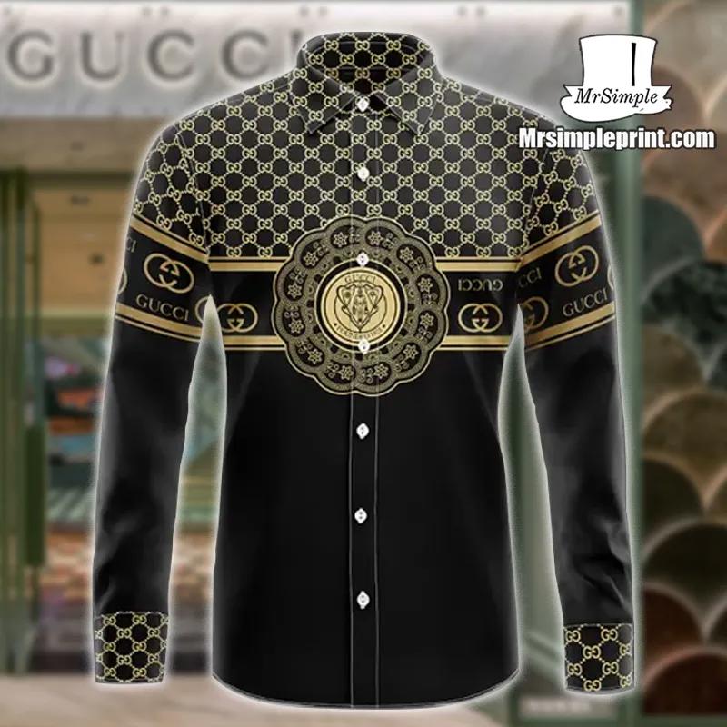 Gucci Statement Shirt with Luxurious Details