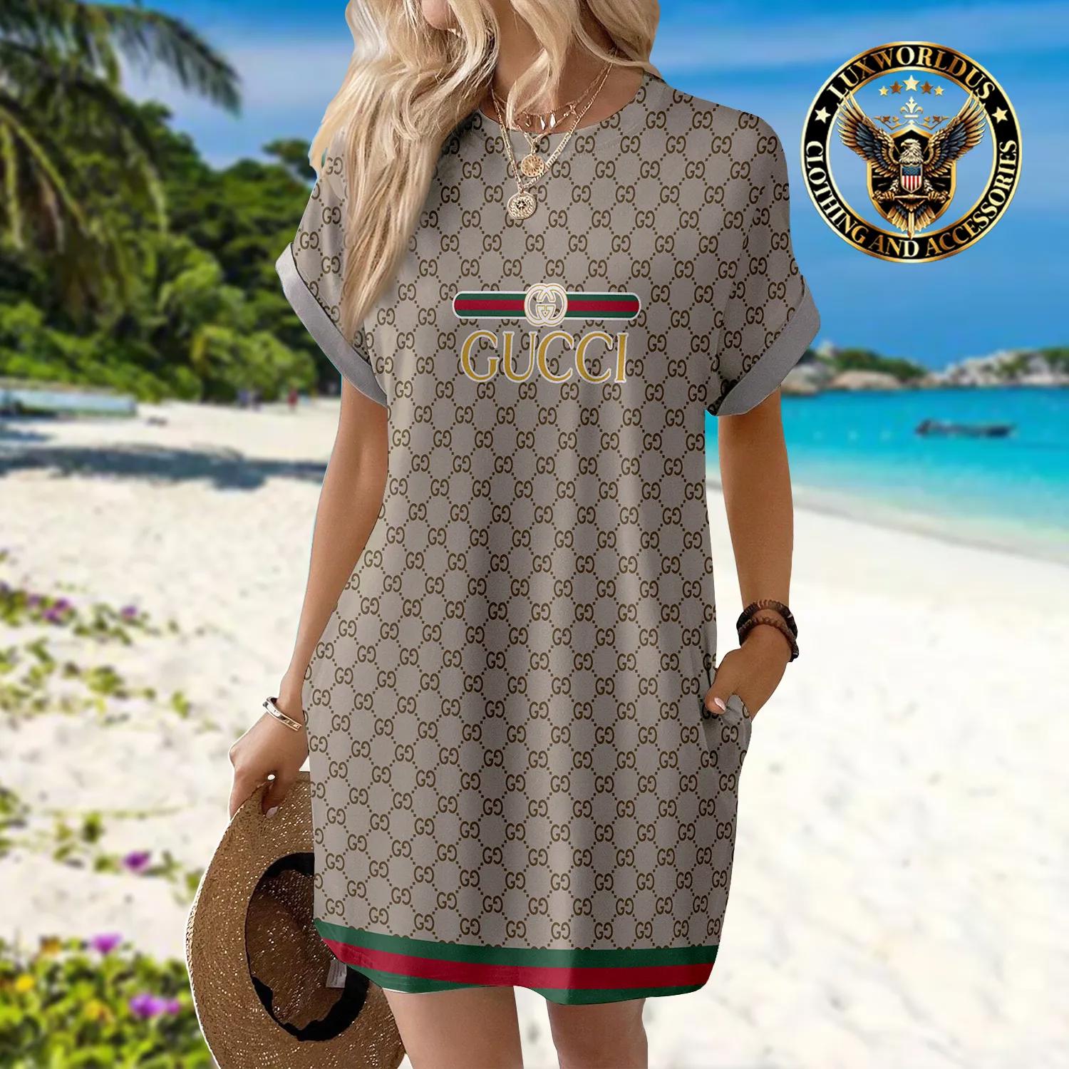 Gucci Statement Sleeve Pocket Dress - Luxe Edition