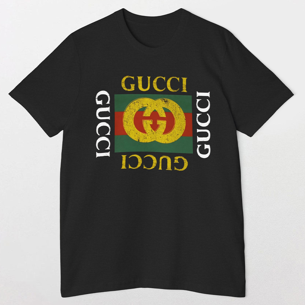 Gucci Statement T-Shirt 3D Luxury Black Tee