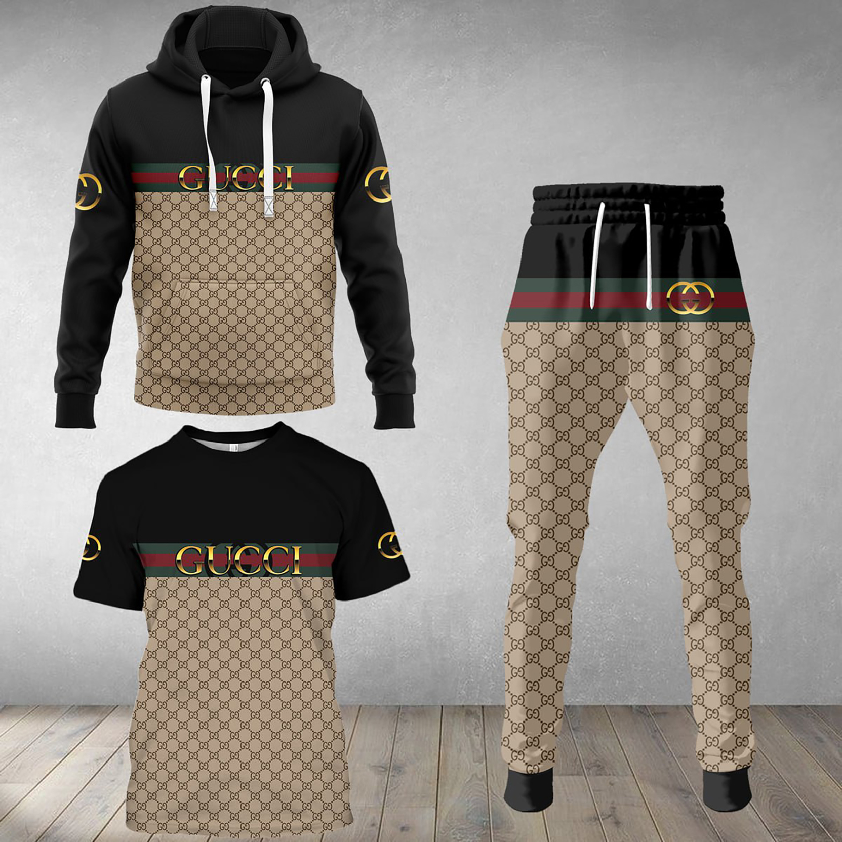 Gucci Statement Tracksuit in Iconic GG Pattern