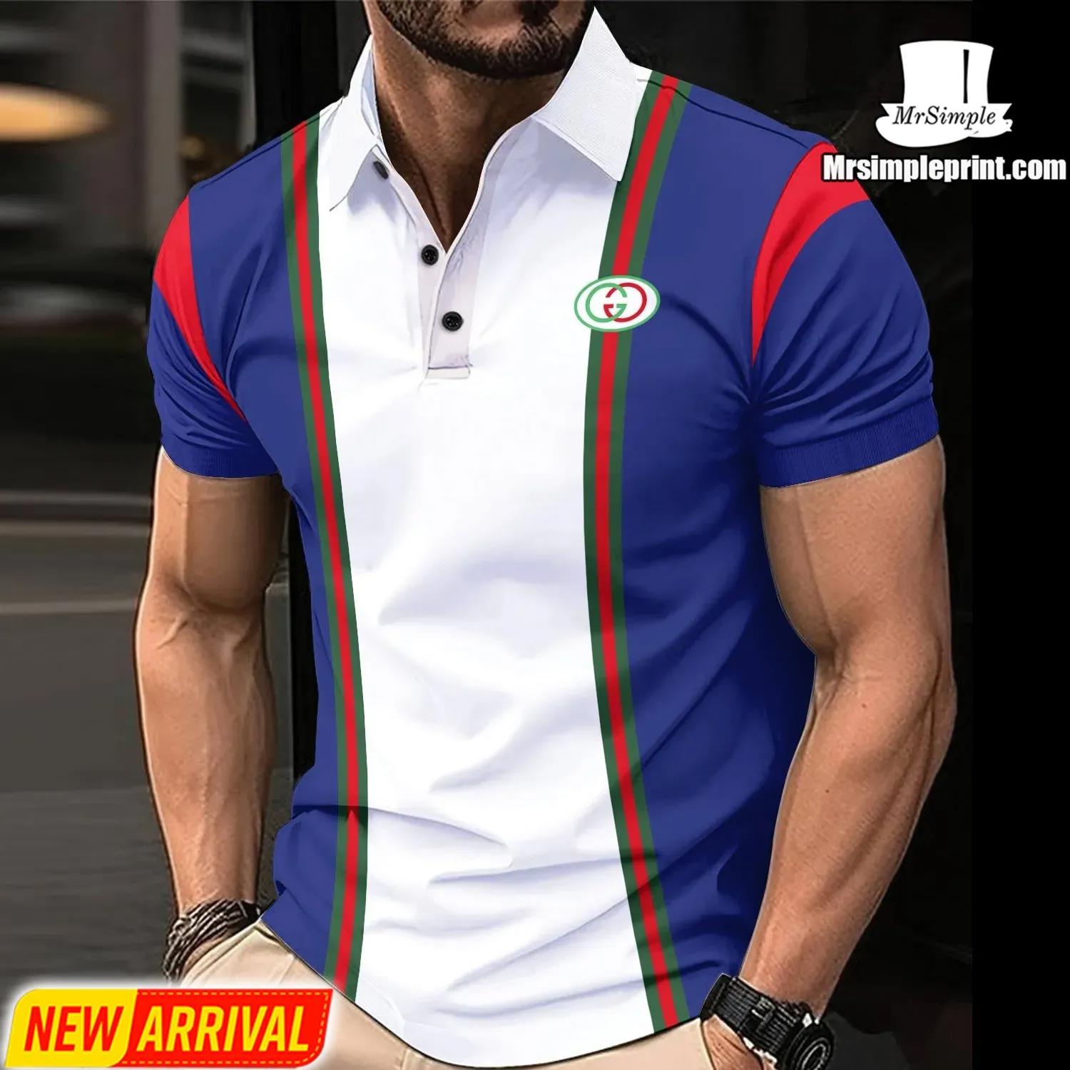 Gucci Striped Polo Shirt