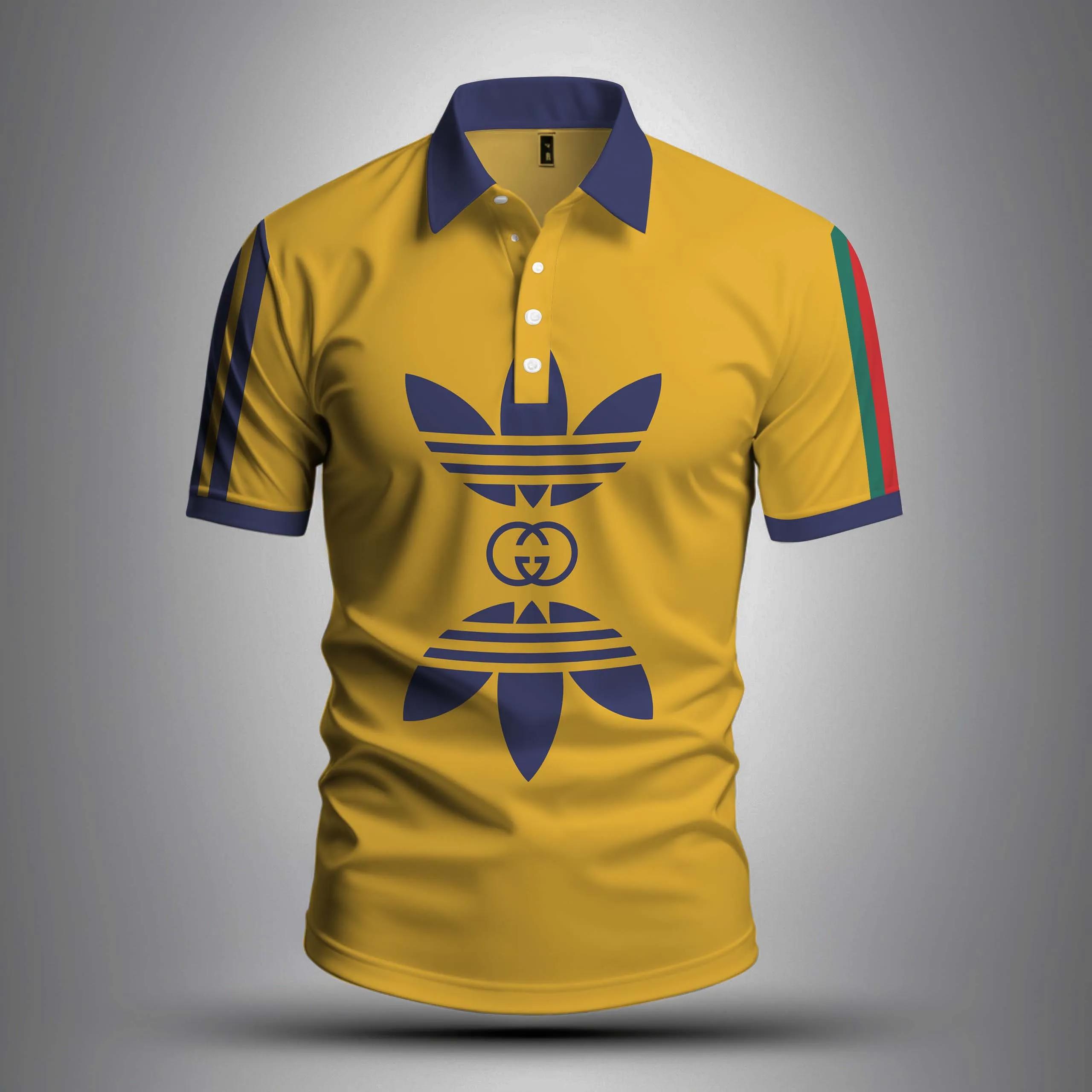 Gucci x Adidas Bold Yellow Polo