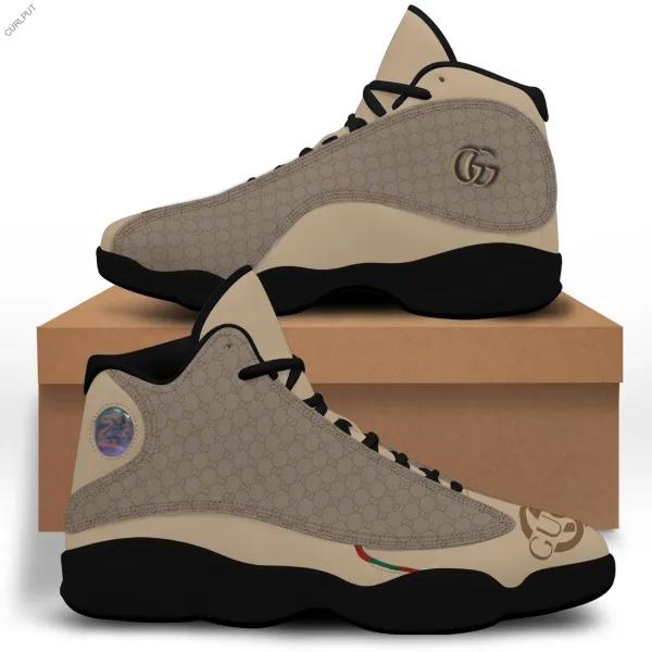 Gucci x Jordan 13 High Top Sneaker in Neutral Luxe Finish