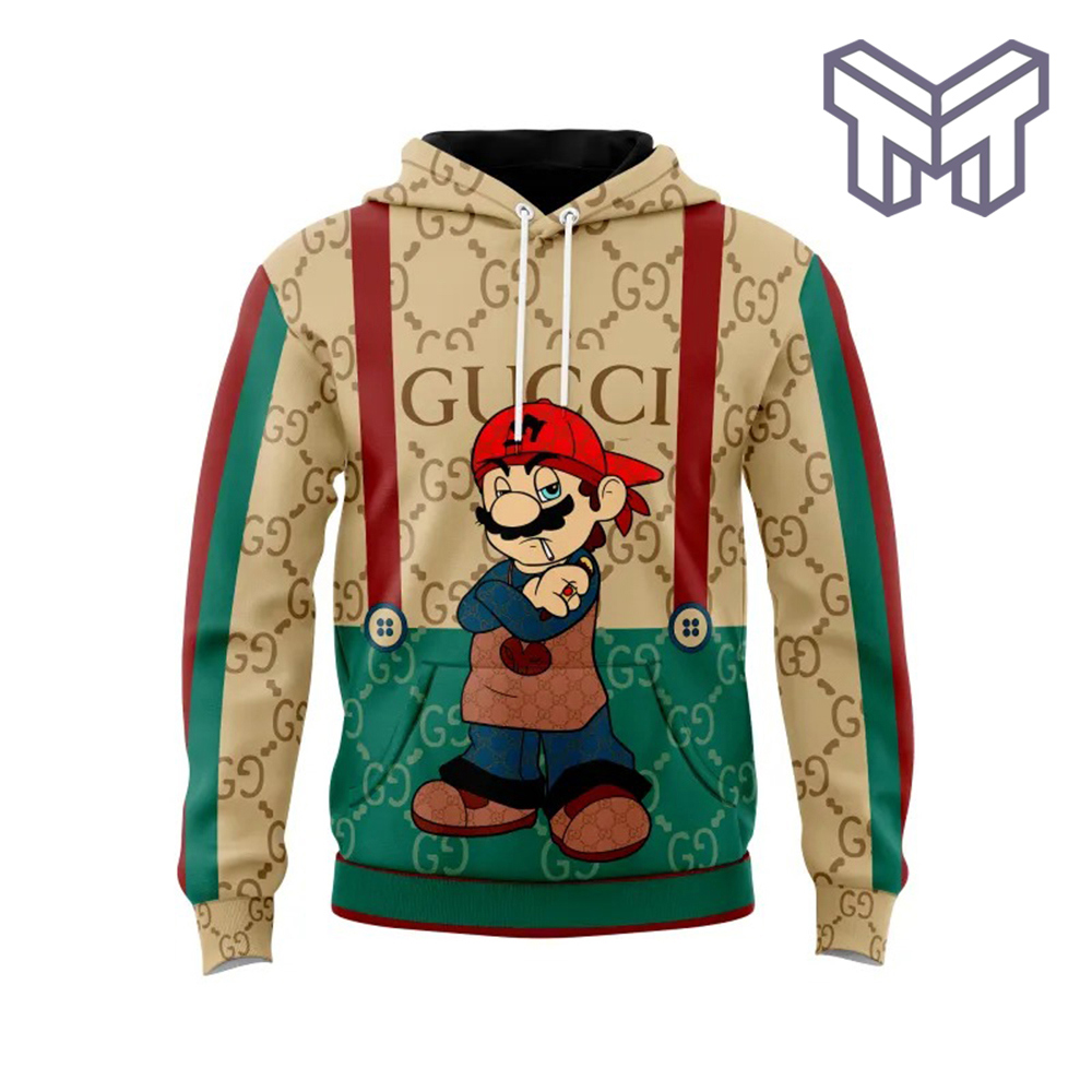 Gucci x Mario Hoodie 3D | Iconic Luxe Mashup