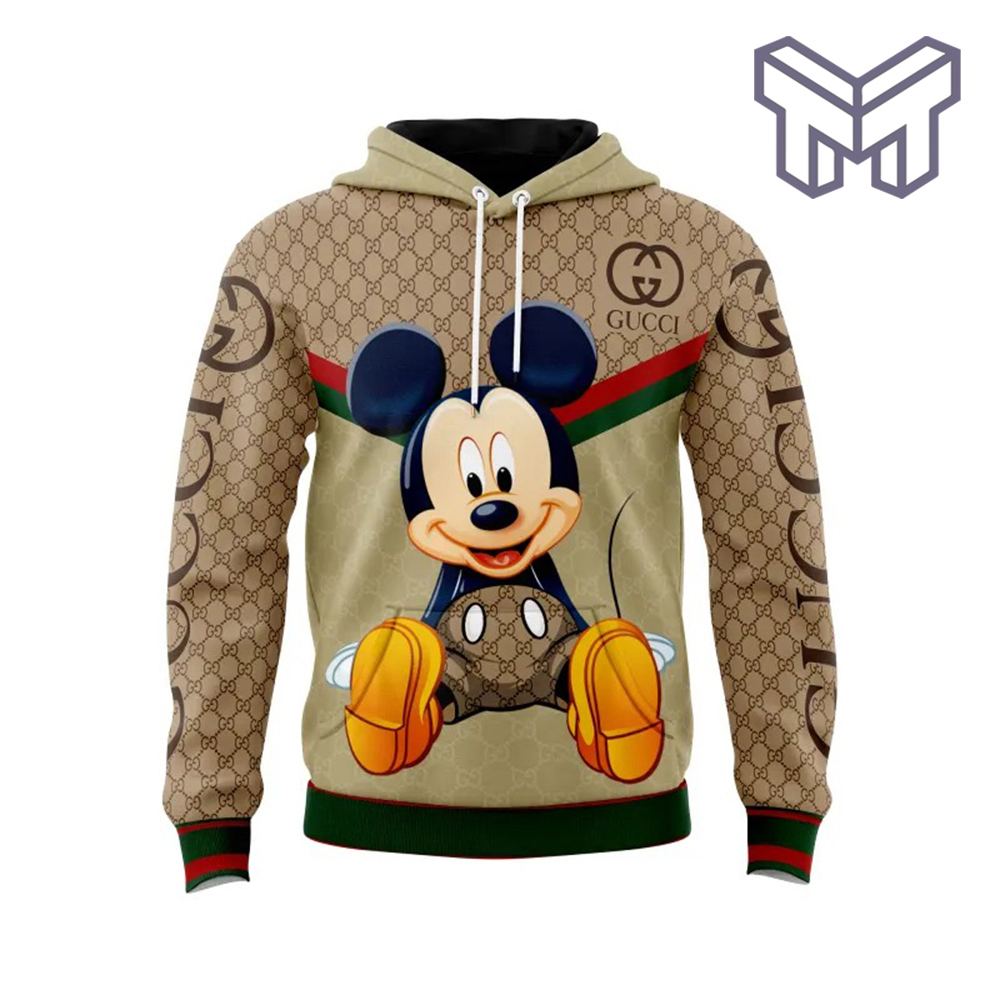 Gucci x Mickey Mouse Hoodie 3D | Premium Statement Sweater