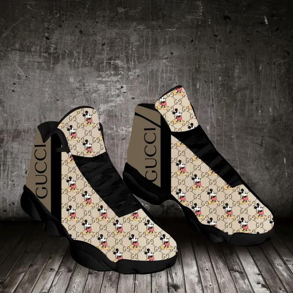 Gucci x Mickey Mouse Platform Sneaker Stylish Wedge Heel
