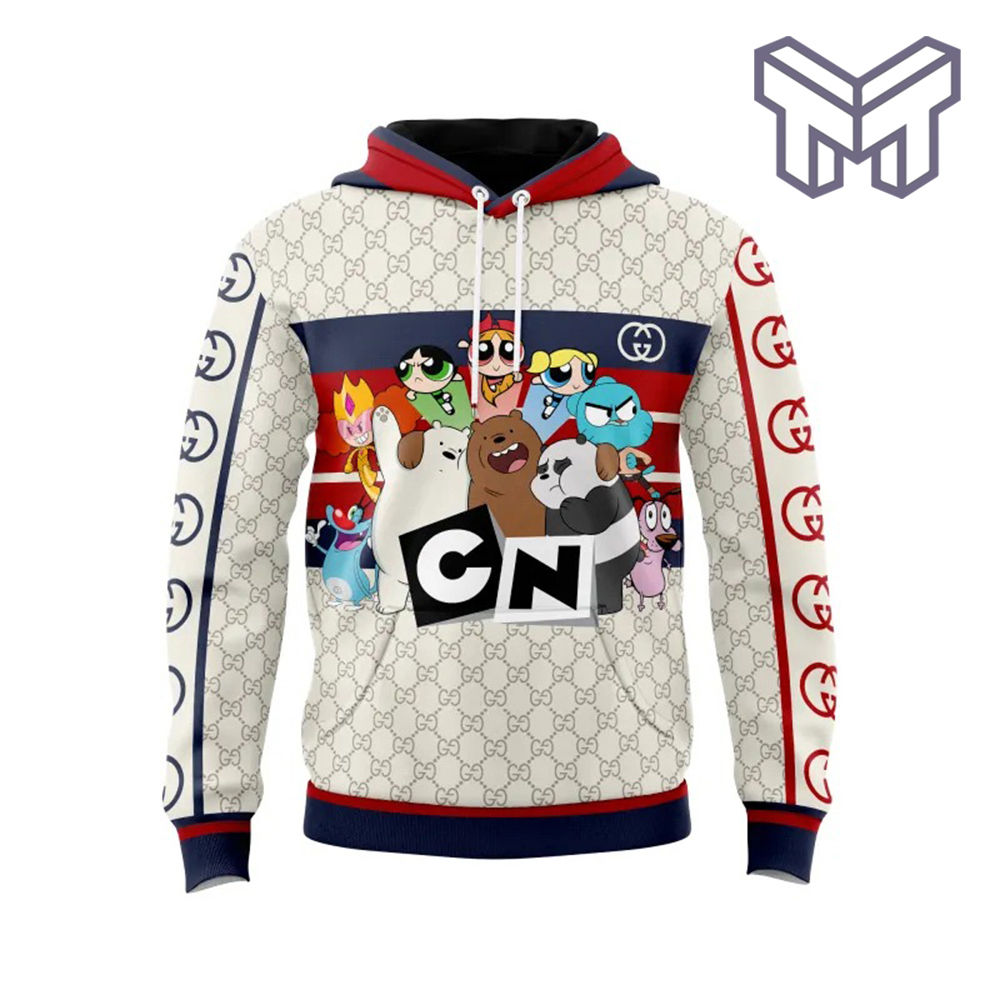Gucci x Powerpuff Girls Hoodie 3D Chic Statement Piece