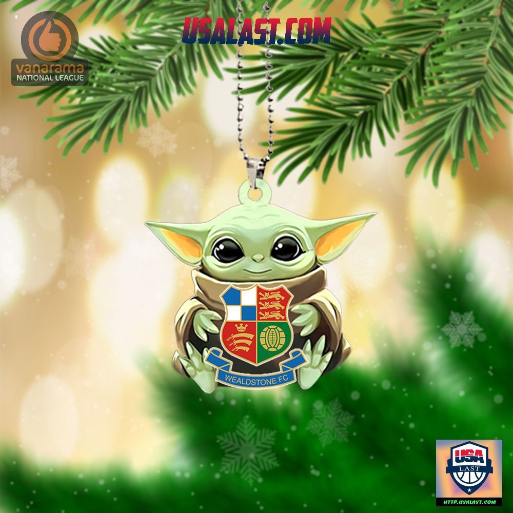 Handcrafted Baby Yoda Wealdstone FC Statement Necklace
