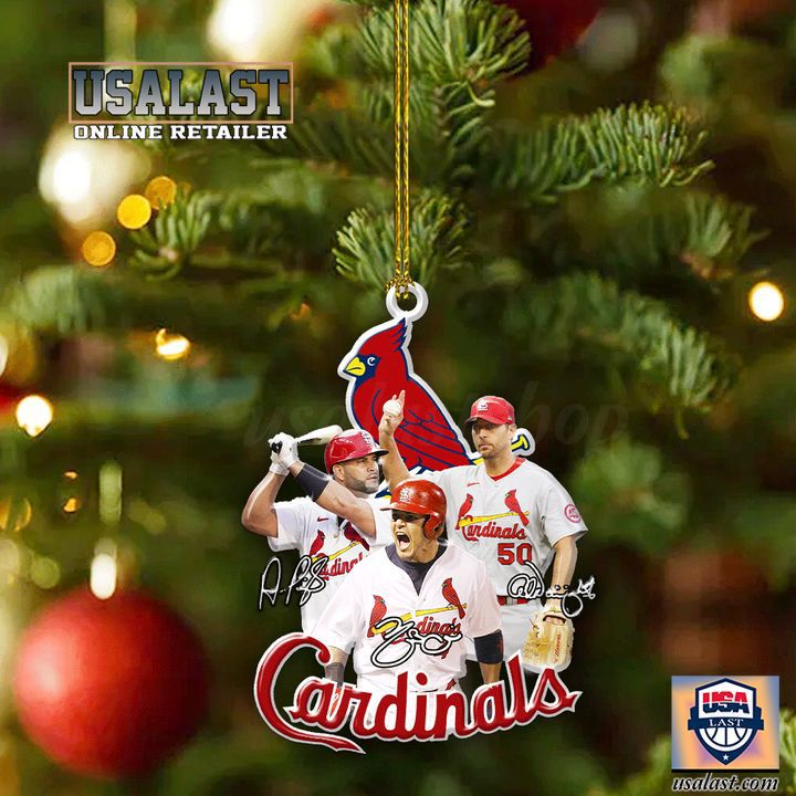 Handcrafted Baseball Ornaments Cardinals Statement Piece