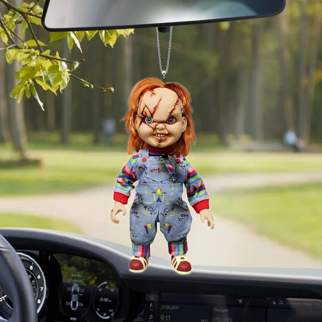Haunted Couture Iconic Chucky Ornaments for Luxury Car Decor