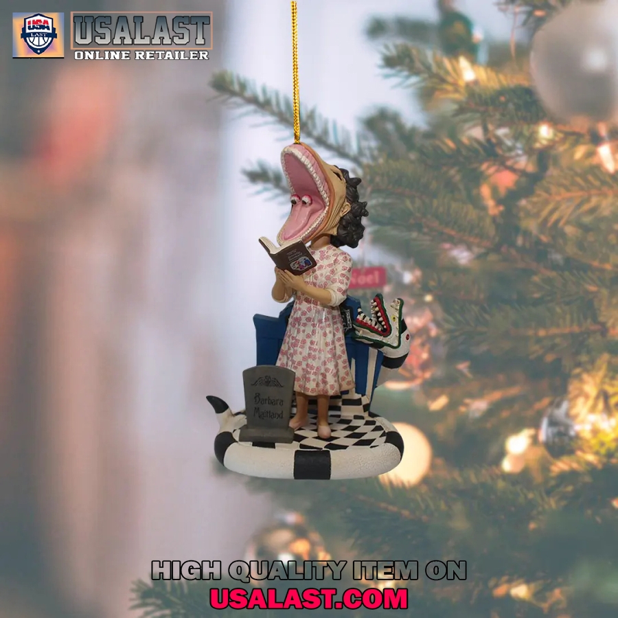 Haunted Storyteller Ornaments | Gothic Charm in Pink and White