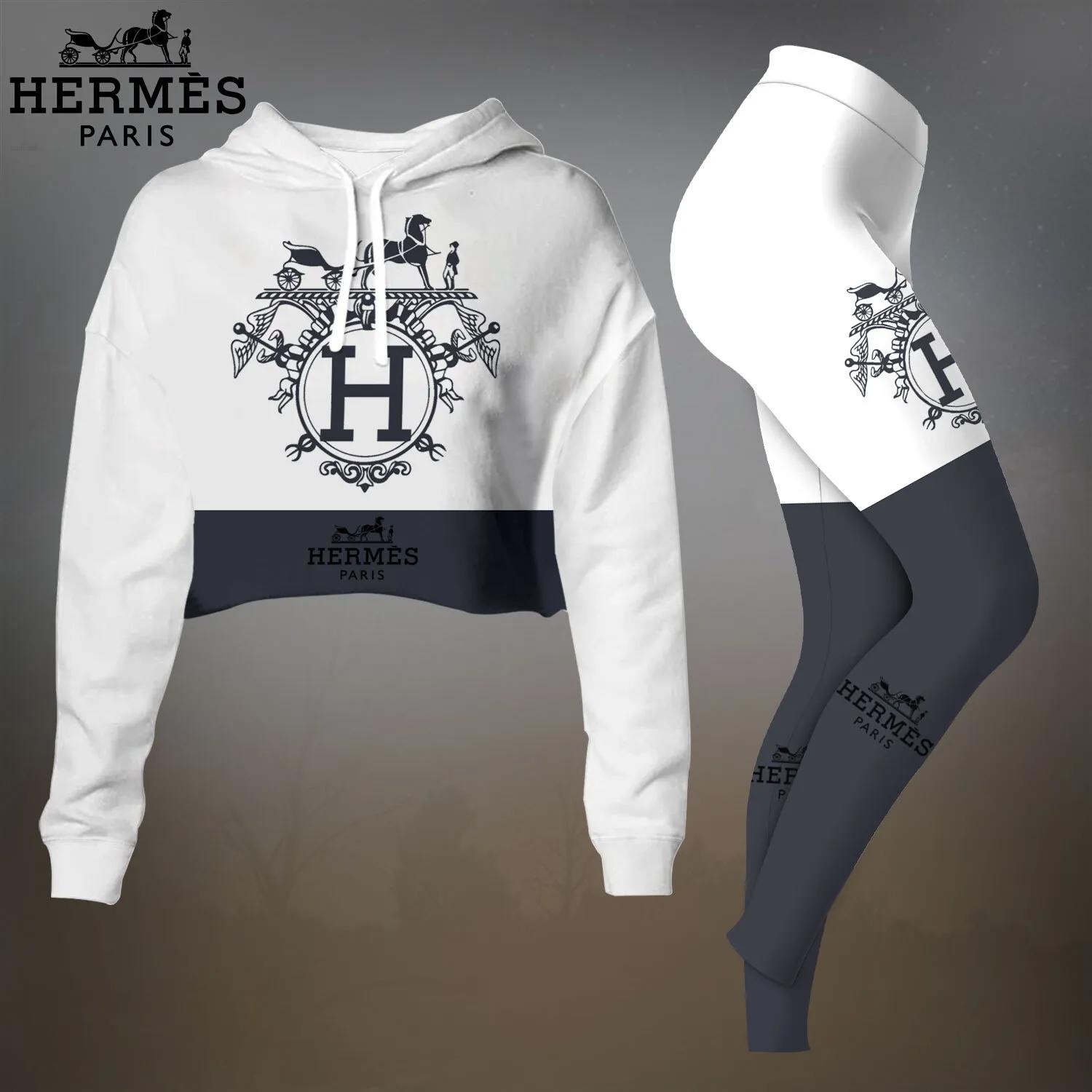 Hermès Iconic Statement Hoodie & Leggings Set