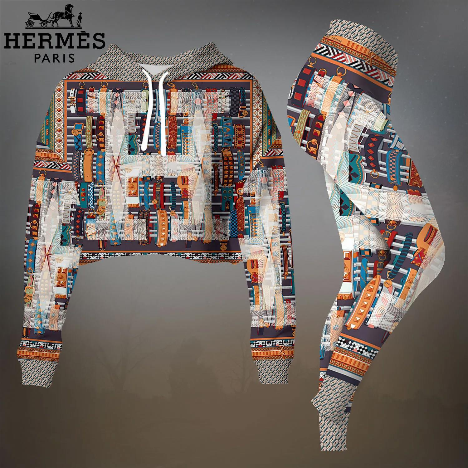 Hermes Paris Statement Hoodie in Bold Prints and Modern Fit