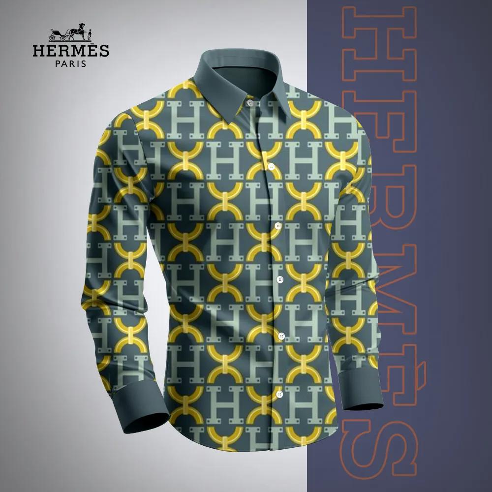Hermes Premium Statement Long Sleeves Shirt
