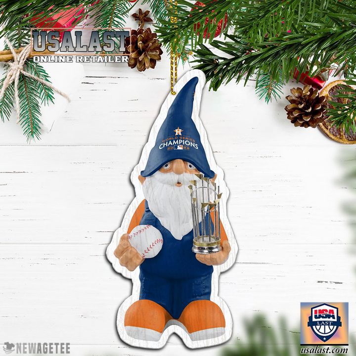Houston Astros Champions Gnome Ornament