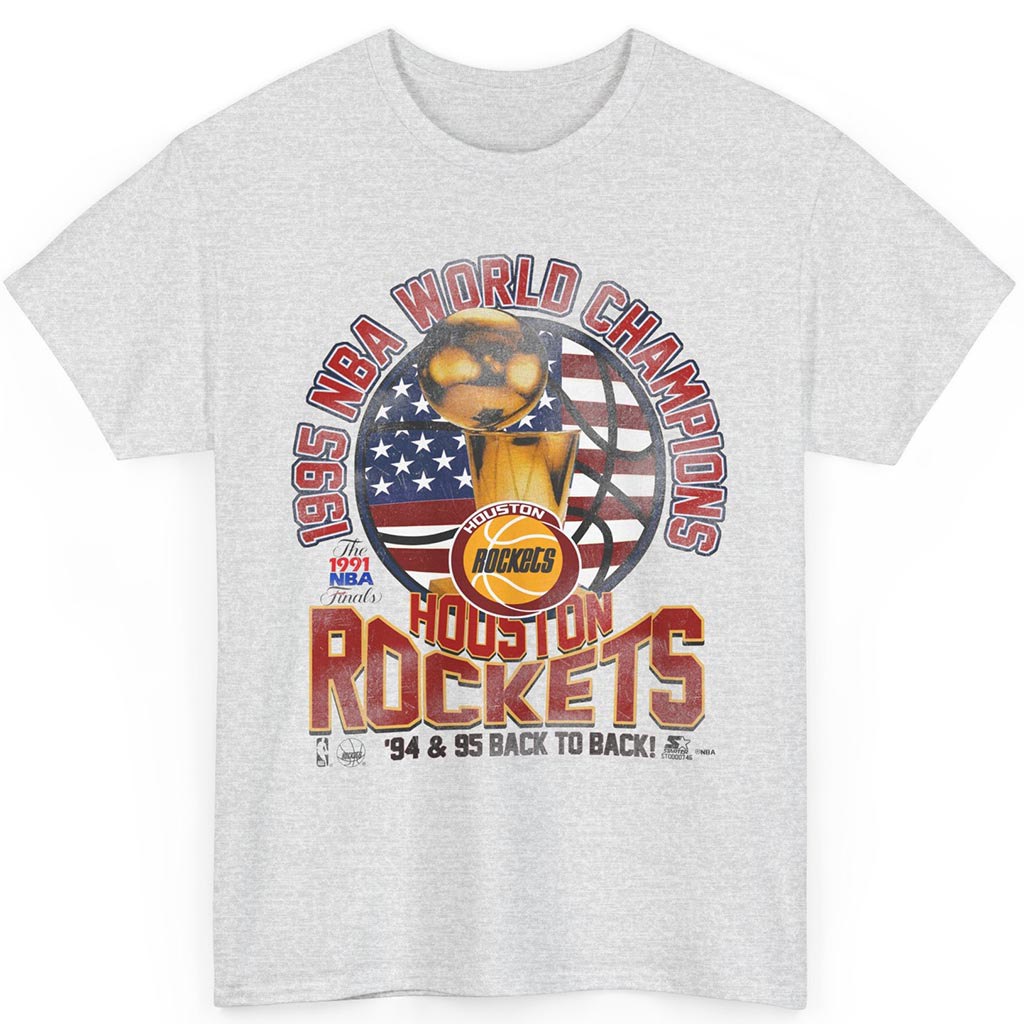 Houston Rockets '95 NBA World Champions T-Shirt 3D