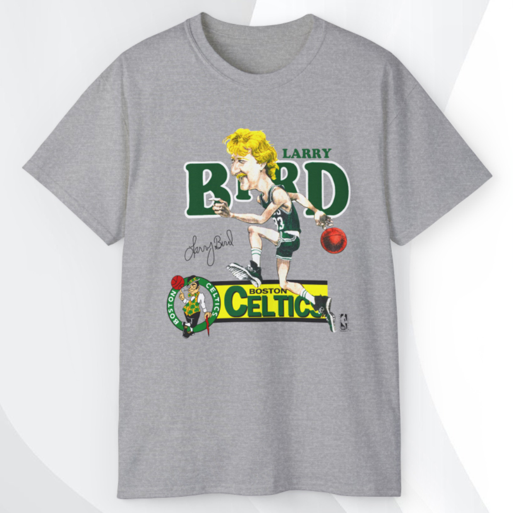 Iconic Larry Bird Boston Celtics T-Shirt 3D | Limited Edition