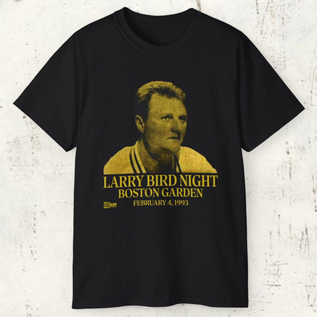 Iconic Larry Bird Night T-Shirt 3D