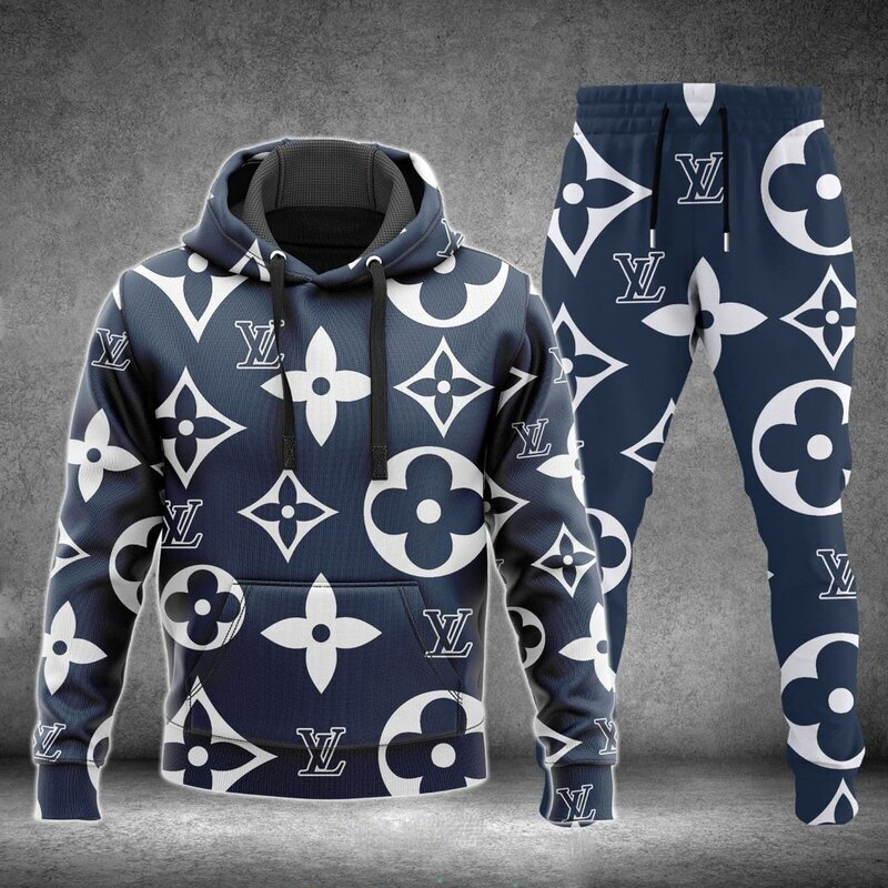 Indigo Graphic Pullover Hoodie Unisex Retro 2025