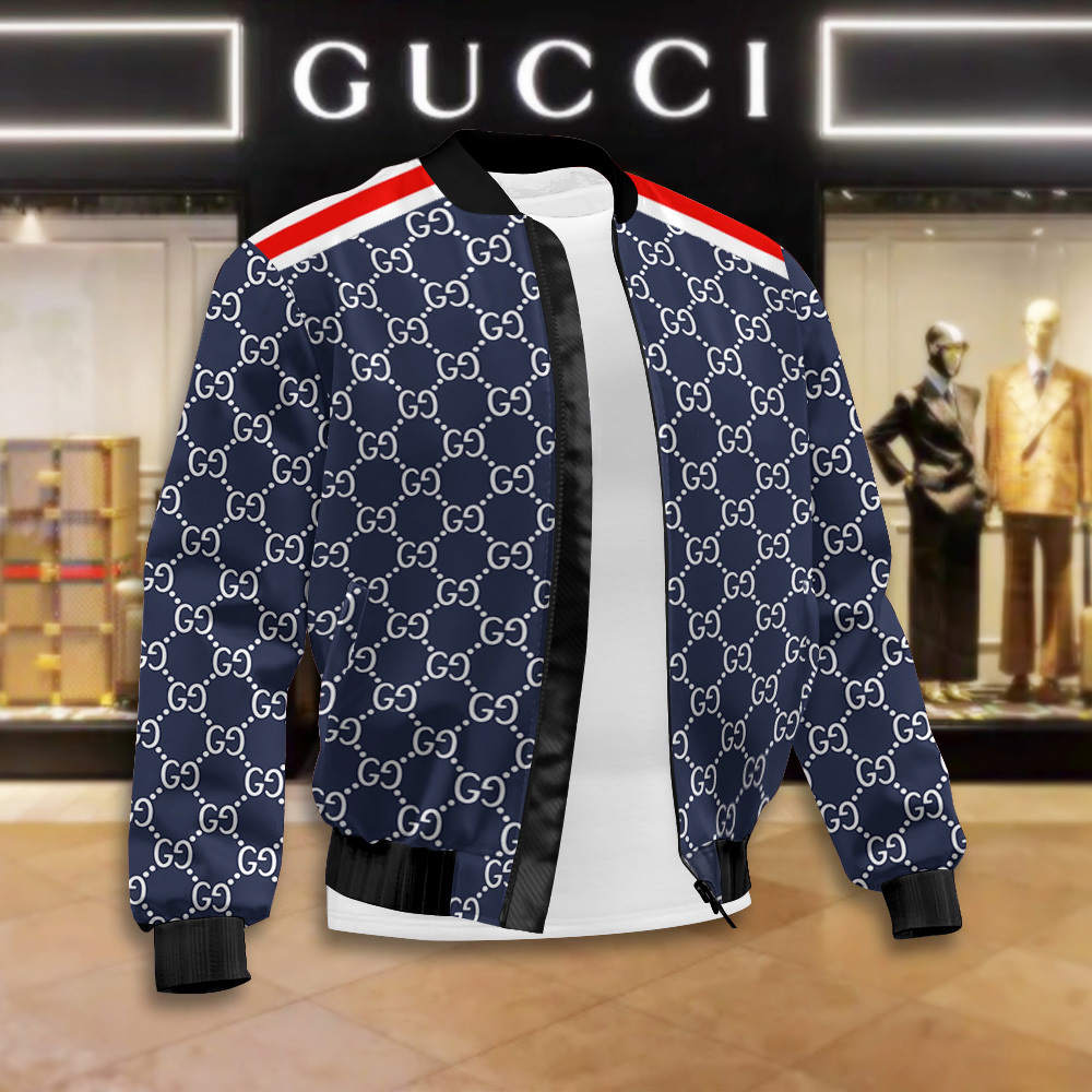Indigo Zip-Up Bomber Jacket Graphic Rider 2025