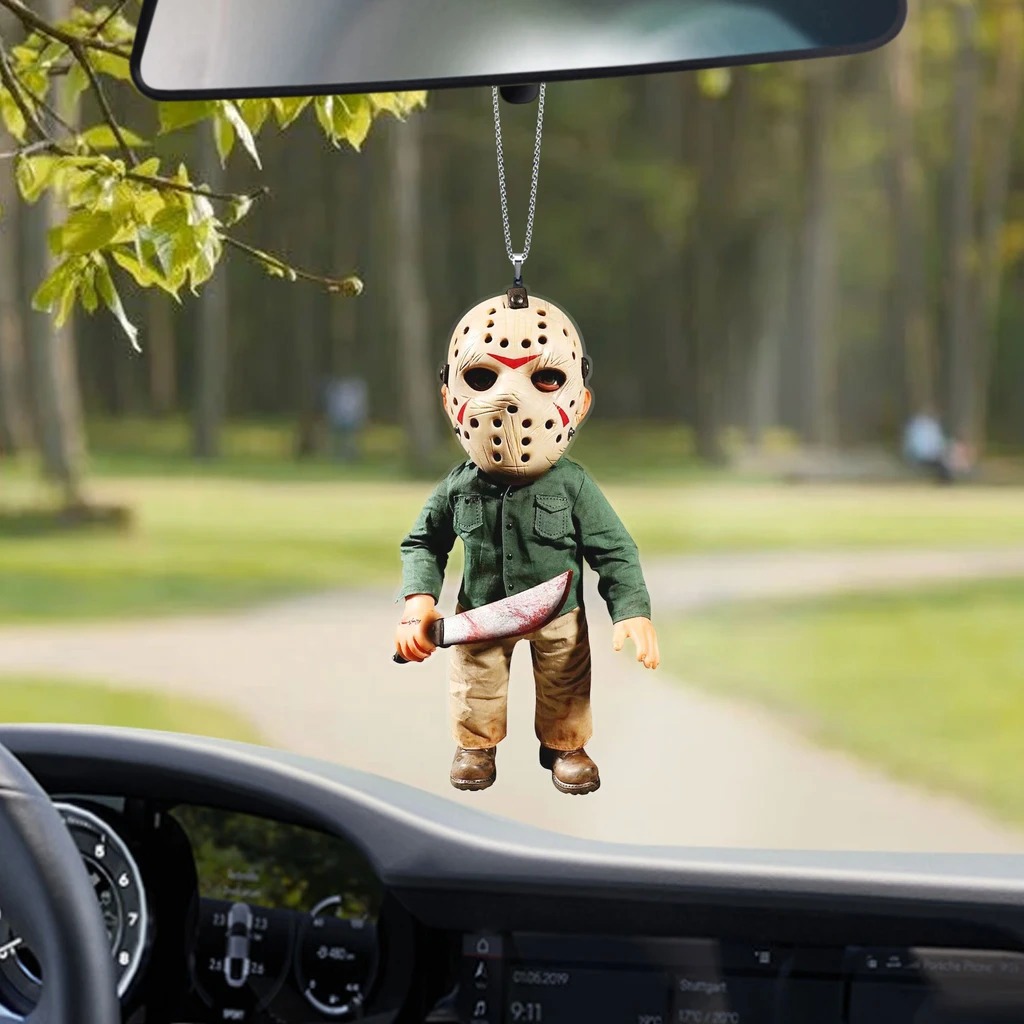 Jason Voorhees Collectible Car Ornament | Luxury Horror Statement Piece