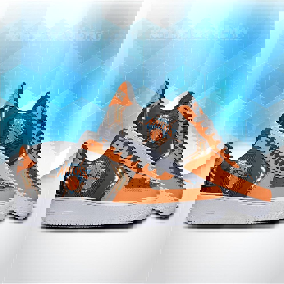 Knicks x AirForce Sneaker AF 1 Black-Orange Style Statement
