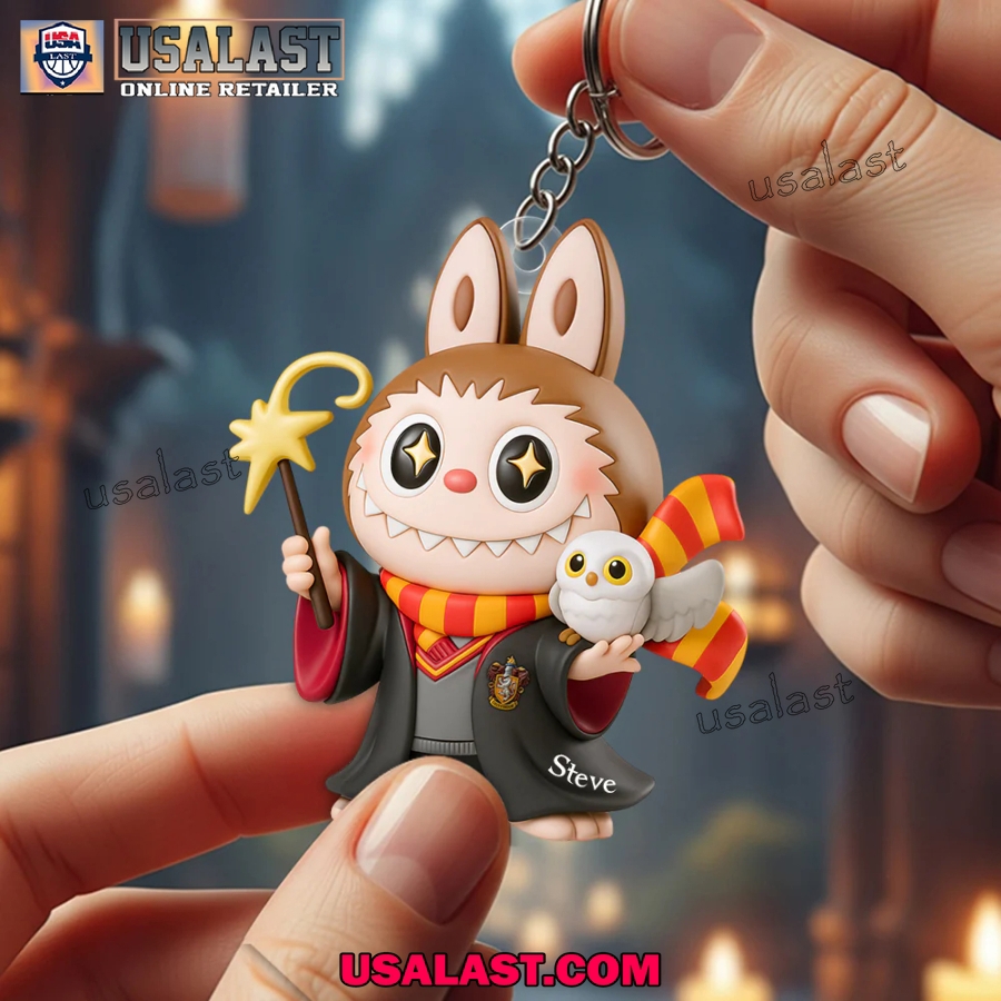 Labubu Harry Potter Characters Custom Acrylic Keychain, Hanging Ornament