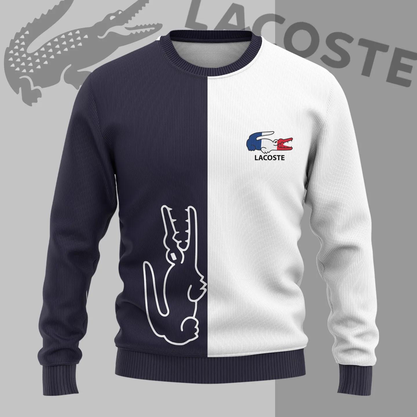 Lacoste Bold Croc Split Sweater