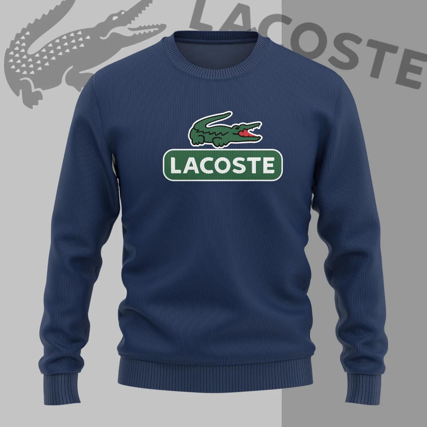 Lacoste Bold Crocodile Embroidered Sweater