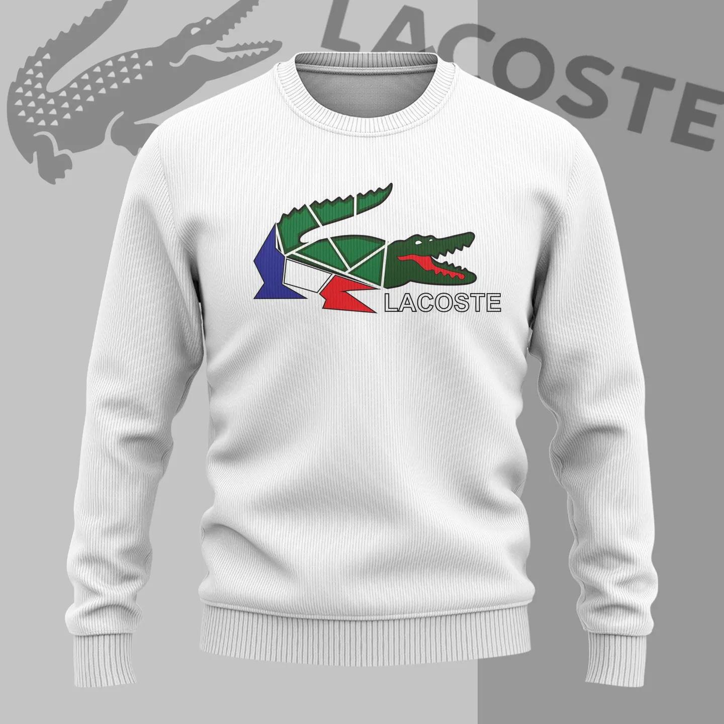 Lacoste Bold French Flag Croc Sweater