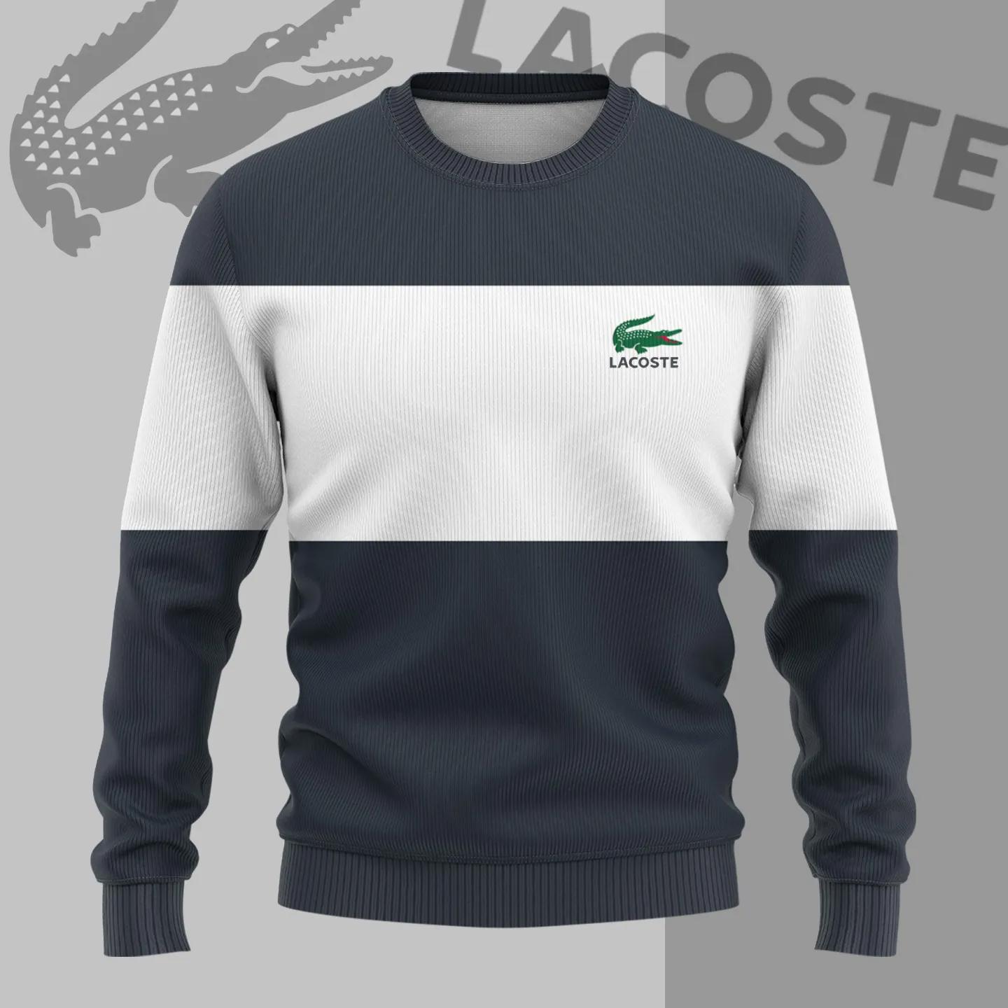 Lacoste Bold Striped Crewneck Sweater