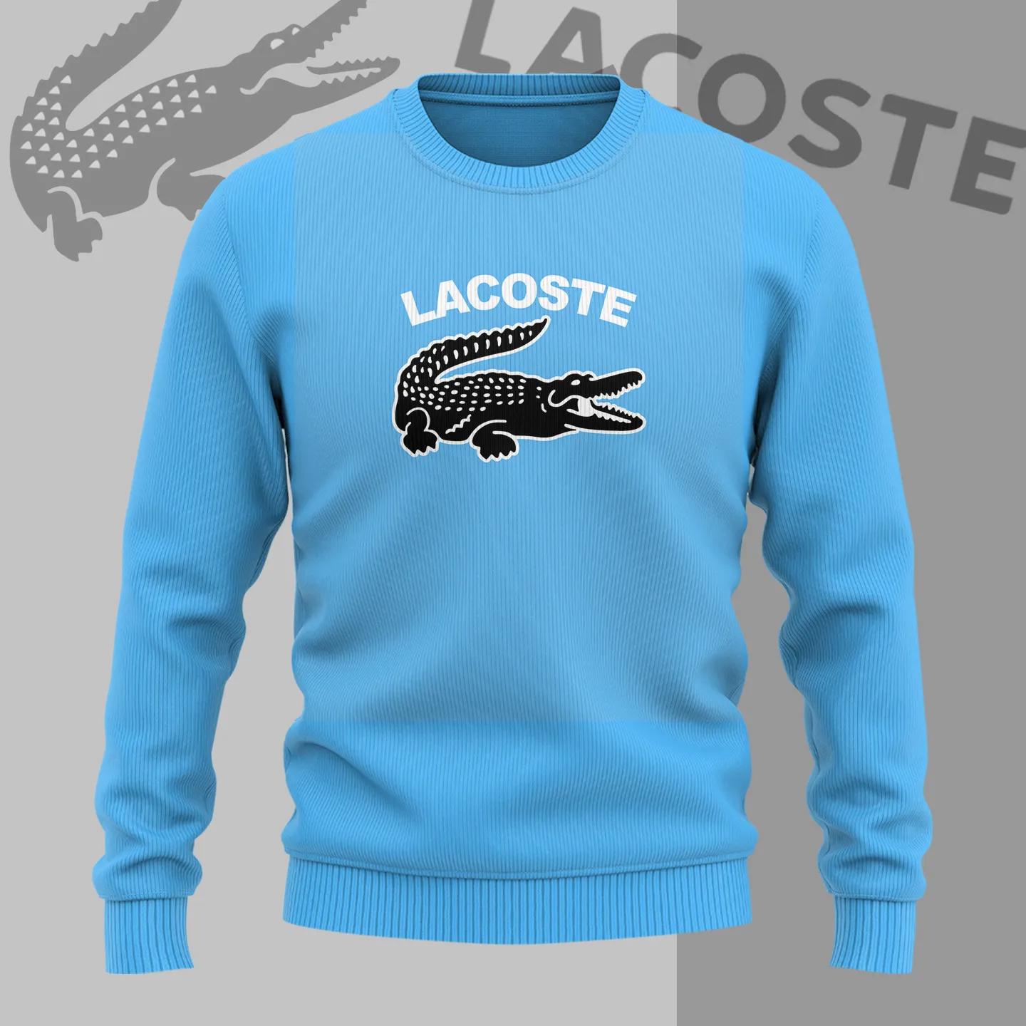 Lacoste Classic Blue Croc Sweater